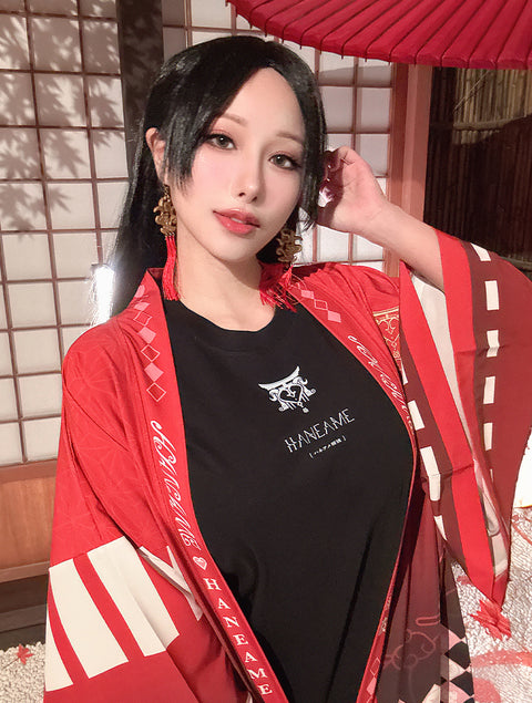 ⛩️Lustful Gost Miko ⛩️《 Japan Haori & T-SHIRT》Clothing