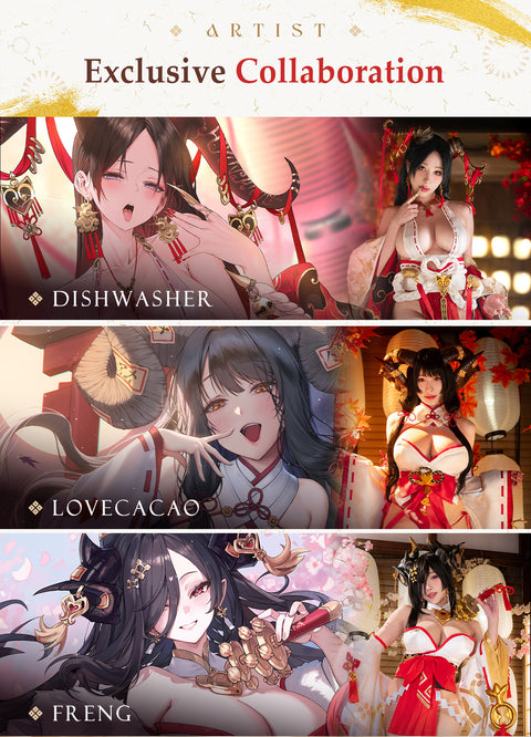 ⛩️ ORIGINAL ⛩️ 《 Lustful Goat Miko 》 Vol.10