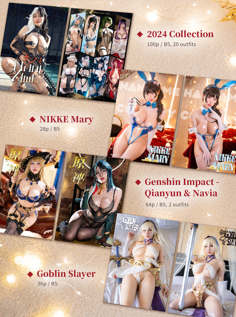 FREE SHIPPING FEE ❄️Xmas Gift ❄️ 《2024 Collection》 Vol.60~62