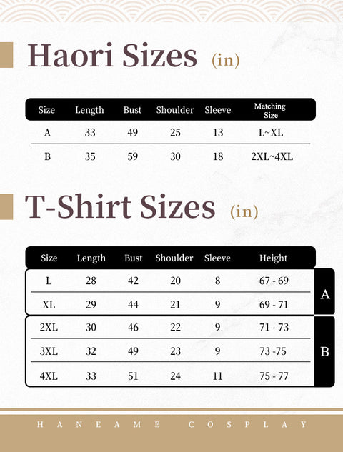 ⛩️Lustful Gost Miko ⛩️《 Japan Haori & T-SHIRT》Clothing