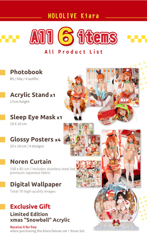 FREE SHIPPING FEE‼️ Hololive 《Takanashi Kiara》 Vol.63