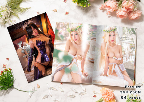 💦KUROINU💦《Olga dark elf + Celestin white elf + Kaguya Witch》Vol.31
