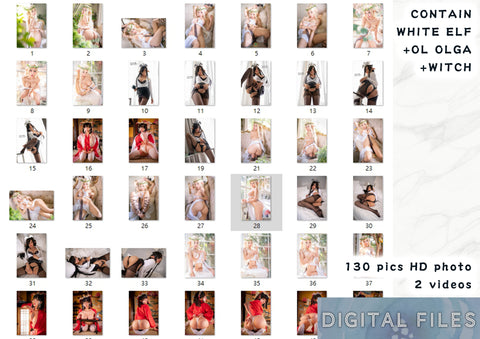 💦KUROINU💦《Olga dark elf + Celestin white elf + Kaguya Witch》Vol.31