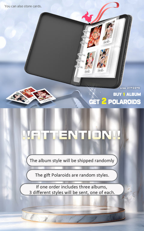 🎄 NEW 🎄 SSR Signed Polaroid card & Collection Album