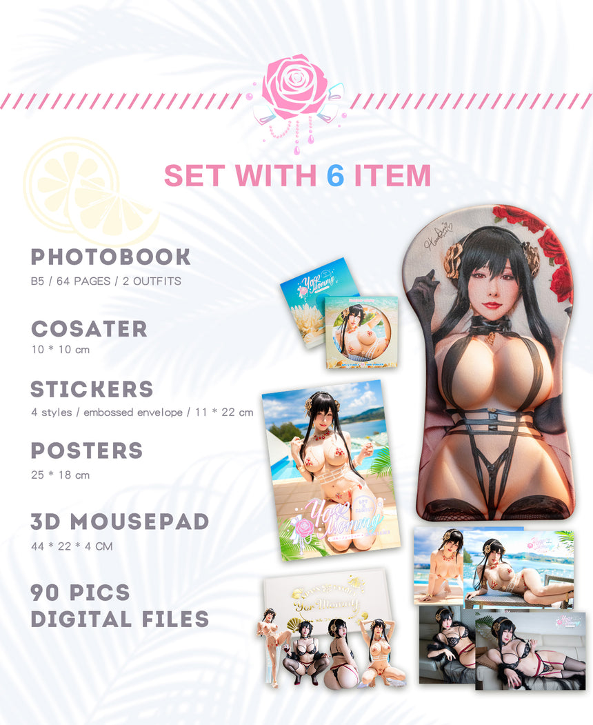 🌺Spy x Family🌺《 Yor Forger》cosplay Photobook 3D Soft body Mousepad (option) HaneAme Vol. 49