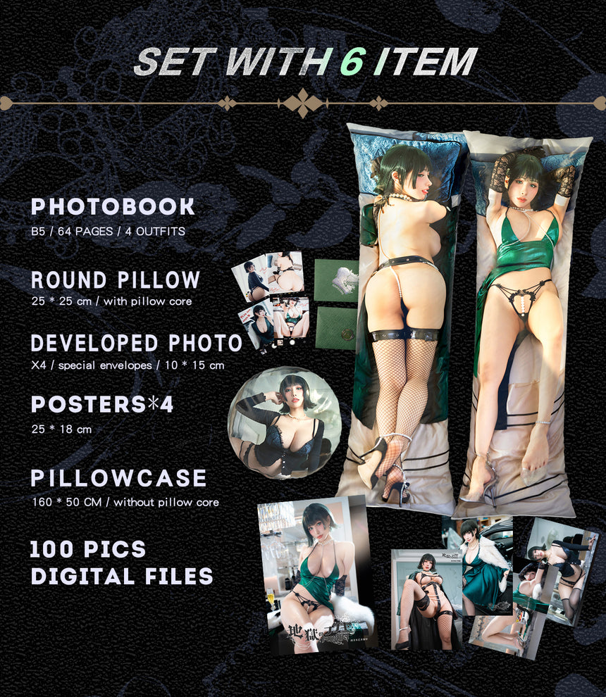 💎One-punch Man💎《FUBUKI》cosplay Photobook Pillowcase (option) HaneAme Vol. 50