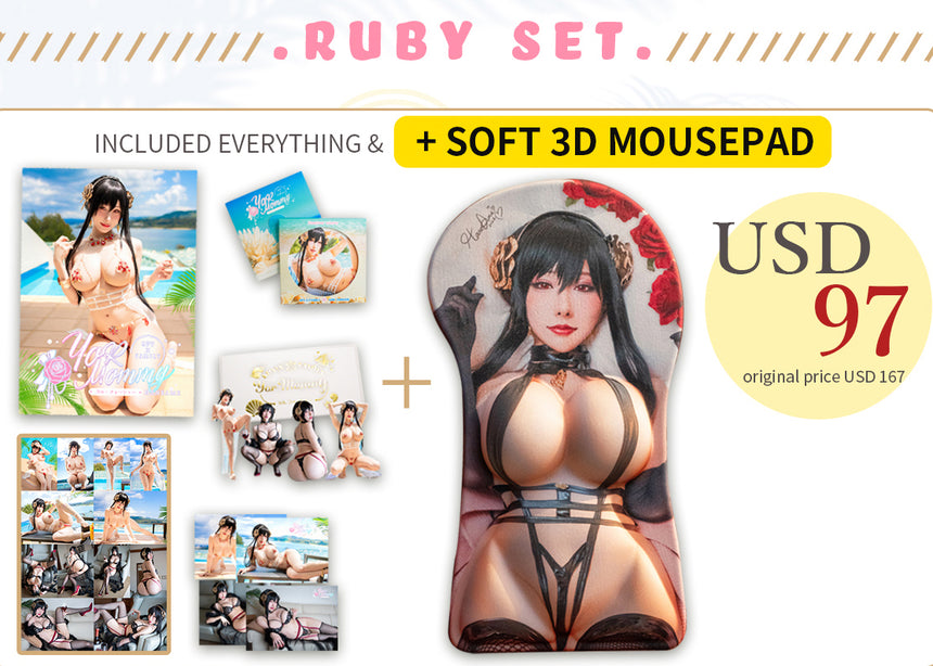 🌺Spy x Family🌺《 Yor Forger》cosplay Photobook 3D Soft body Mousepad (option) HaneAme Vol. 49